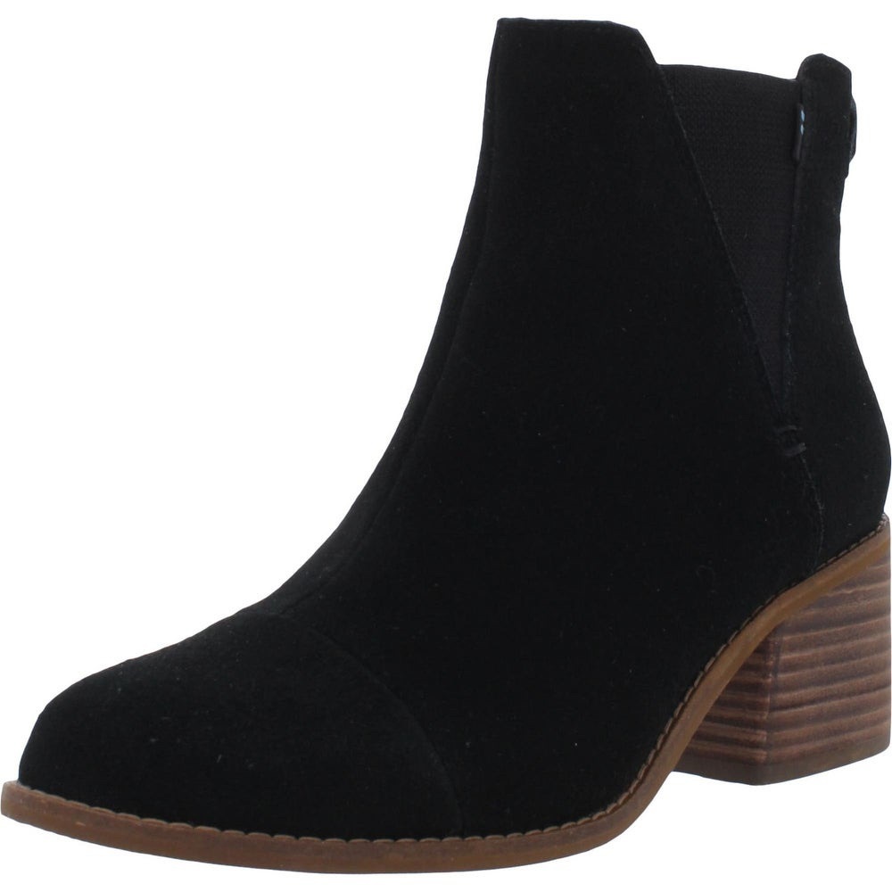 Toms Womens Esme Booties Suede Ankle